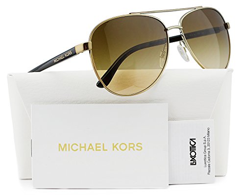 Michael Kors Mk5007 Hvar Sunglasses Gold Tortoise W Brown Gradient 1044 2l Mk 5007 10442l 59mm