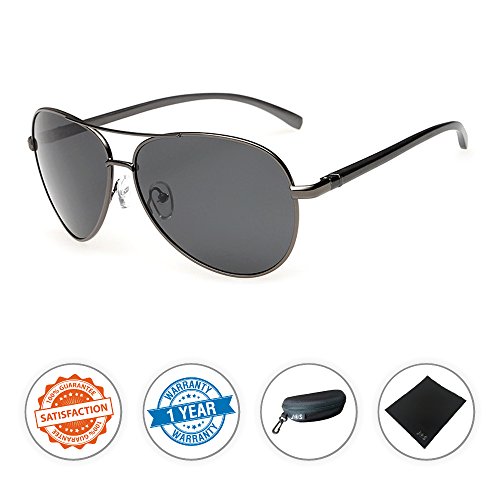J+S Premium Ultra Sleek, Military Style, Sports Aviator Sunglasses ...